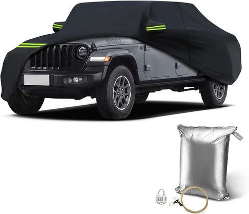 Waterproof Truck Cover for Toyota Tundra 2007-2023 Ultra Light Easy to Install All-Weather Protection,Car Cover with Zipper Door in Saudi Arabia
