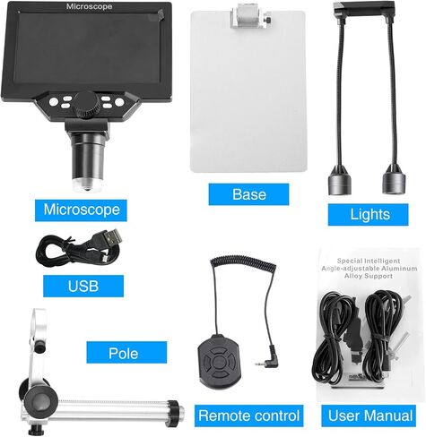 Koolertron 7" LCD Digital Microscope, 1080P USB Camera, 32GB in Kuwait