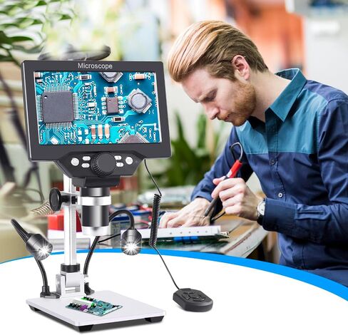 Koolertron 7" LCD Digital Microscope, 1080P USB Camera, 32GB in Kuwait