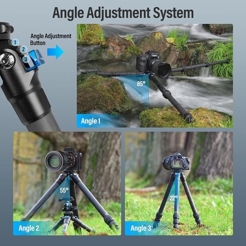 SIRUI SL-200 Carbon Fiber Tripod Extension Pole, Two-Section Center Column Extender for Tripods in Saudi Arabia