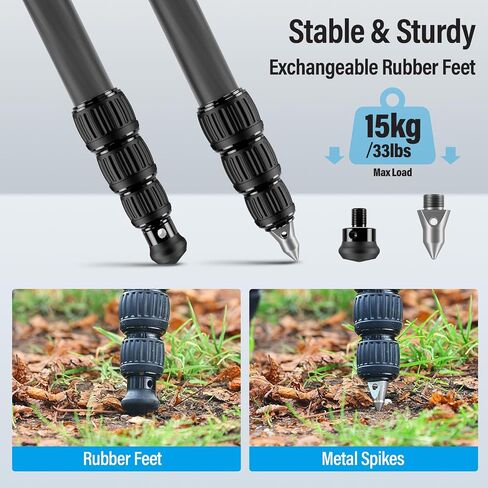 SIRUI SL-200 Carbon Fiber Tripod Extension Pole, Two-Section Center Column Extender for Tripods in Saudi Arabia