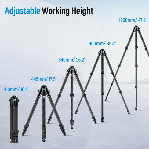 SIRUI SL-200 Carbon Fiber Tripod Extension Pole, Two-Section Center Column Extender for Tripods in Saudi Arabia