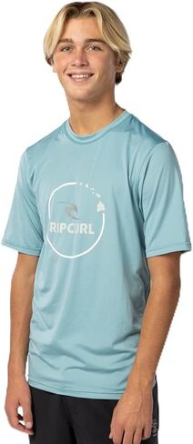 قميص Rip Curl الرجالي Island Vibe بأكمام قصيرة من الأشعة فوق البنفسجية 50+ فضفاض مناسب in Saudi Arabia
