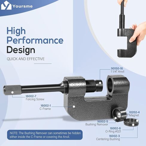 Yoursme 16002 Brake Anchor Pin Press 10 Ton Capacity for Semi Trucks, Works for Class 6-8 Transportation Trucks and Equipment in Saudi Arabia