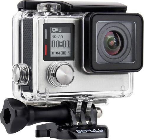 Waterproof Housing Case for GoPro Hero 4, Hero 3+, Hero 3 Underwater Photography - Waterproof Up to 131 ft (40M) - with Quick Release Mount, Thumb Screw in Kuwait