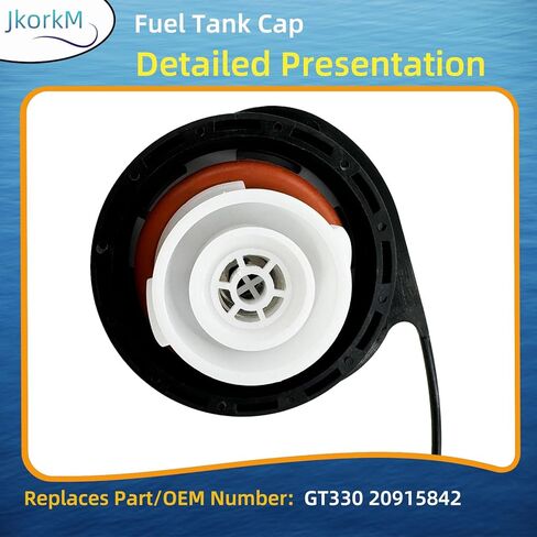 20915842 غطاء الغاز، غطاء الوقود يحل محل GT330 متوافق مع تشيفي جي إم سي كاديلاك ساتورن - أفالانش سيلفرادو سوبربان تاهو ترافيرس، أكاديا سييرا يوكون، بويك إنكليف، إسكاليد، أوتلوك... in Kuwait