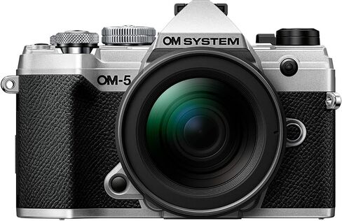 OM SYSTEM OLYMPUS OM-5 Black Micro Four Thirds System Camera M.Zuiko Digital ED 12-45mm F4.0 PRO kit Outdoor Camera Weather Sealed Design 5-Axis Image Stabilization 50MP Handheld High Res Shot in Saudi Arabia