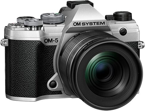 OM SYSTEM OLYMPUS OM-5 Black Micro Four Thirds System Camera M.Zuiko Digital ED 12-45mm F4.0 PRO kit Outdoor Camera Weather Sealed Design 5-Axis Image Stabilization 50MP Handheld High Res Shot in Saudi Arabia