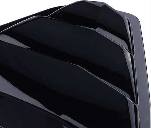 for Kia Forte 2024 2023 2022 2021 2020 2019 Window Louvers Rear Side Window Louvers Air Vent Scoop Shades Cover Blinds Trim Exterior Accessories 2PCS(Carbon Fiber) in Saudi Arabia