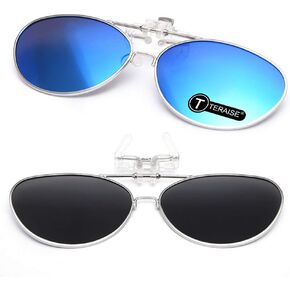 TERAISE Polarized Clip-on Sunglasses Ultralight for Kids Outdoor Play Anti-UV400