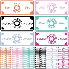 50 Pcs Pig Cash Stuffing Placeholder for Envelopes Binder Pocket Cash Stuffing Cash Placeholder Cash Envelope Place Holder for 100 Envelopes Money Saving Challenge