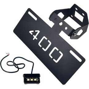 Fender Eliminator Mount Kit Compatible with 2017-2023 Kawasaki Ninja 650 Z650 ZX650 License Plate Bracket 2017+ With licence plate light