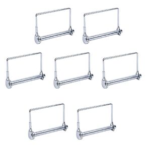 20 PCS Square Pto Pin Shaft Locking Pin 1/4 pin Hitch pin Wire Lock Pin Safety Coupler Pin 1/4" x 2-3/4"for PTO,Farm,Lawn,Hitches,and Garden