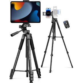 JOILCAN Phone Tripod Stand, 68" Tripod for iPad iPhone Tablet with Remote in Saudi Arabia