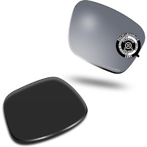 Replacement Lenses for Oakley Holbrook XL OO9417 Sunglasses Polarized-Metallic Silver Polycarbonate Plus
