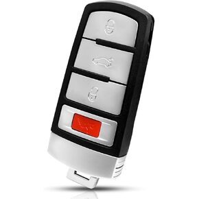 Remote Key Fob Fit for Volkswagen Passat 2006-2013 CC 2009-2015 FCCID NBG009066T 315MHz ID48 Chip, Keyless Entry Remote Control Replace HLO 3C0 959 752 N, Remote Key Fob Replacement 4 Button