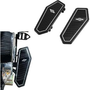Black Rider's Driver's Big Floor Board Foot Pedal Pad Fits for Harley Davidson 86-2023 Touring FLHX FLHT, FLTR Street Glide, Road Glide, Road King, Trike Glide, Ultra Limited
