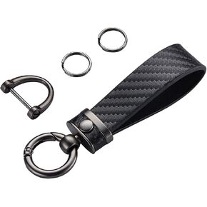 PU Leather Key Cover Key Shells Key Chain Car Key Fob Keychain Compatible with Car