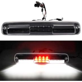 LED 3rd Third Brake Light High Mount Stop light Tail Rear Center Cab Roof Tail Cargo Lamp for 99-06 Chevy Silverado/GMC Sierra 1500 2500 3500, 07 Silverado/ Sierra 1500 2500 3500 HD Classic Clear lens