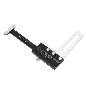 Brake Disc Depth Gauge Metric Ruler Brake Disc Depth Gauge 060mm Universal Movable Caliper For Auto Parts