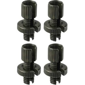 X AUTOHAUX 4 Pcs M8 Brake Clutch Cable Line Adjuster Screw Adjusting Bolt with Slotted for Motorcycle Bike Scooter Aluminum Alloy Army Green