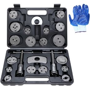Disc Brake Caliper Compressor Wind Back Tool Set, 24pcs Professional Disc Brake Caliper Tool Kit