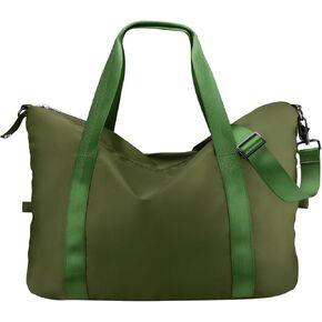 WALNEW Gym Duffel Bag for Women Men, Travel Carry on Weekender Overnight Tote Bags, Lightweight Waterproof Personal Item Bag for Sports, Dance, Workout with Wet Pocket, Peacock Blue