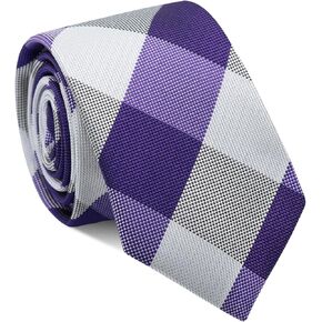 Boys Tie Kids Tie, Self Ties for Boys Plaid Tie Striped Tie Boys Necktie for School Graduation