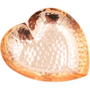 Copper Heart Shape Dish - Hand Hammered Pure Copper Dish - Heart Shaped Bowl for Mothers Day, Wedding, Anniversary, Valentines Day