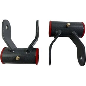 2" Rear Drop shackles Shackle Kit Compatible with 2002 2003 2004 2005 2006 2007 2008 Dodge Ram 1500 4WD Lowering Shackles Drop Shackles Hangers