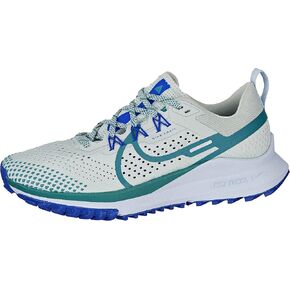 Nike React Pegasus Trail 4 Mens Running Trainers DJ6158 Sneakers Shoes (UK 11 US 12 EU 46, Light Silver Mineral Teal 005)