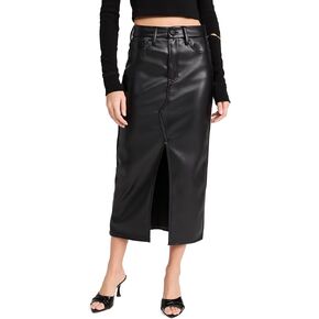 Good American Women's Slit Front Midi Skirt in Saudi Arabia