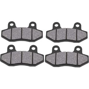 4pcs Disc Brake Pads Set for 150cc 200cc 250cc ATV Dirt Bike Pit Bike Go Kart,Yerf-Dog Spiderbox 150cc GX150 go kart Gy6 49cc 50cc 125cc 150cc 200cc 250cc, Roketa TaoTao Baja Sun Scooter Parts