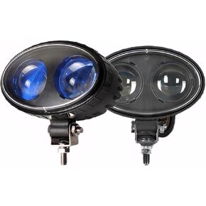 LED Forklift Safety Lights Blue Spot Pattern for Warehouse Fork Warning Light Truck Side Mount Pedestrian Safe DC10V-80V Wide Voltage 250 Lumens Lighting (1PCS)