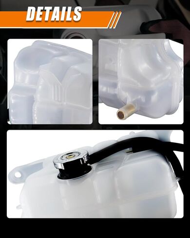 52079788AE خزان خزان سائل التبريد Liberty لـ: -Jeep Liberty 2002 2003 2004 2005 2006 3.7L، خزان خزان استرداد تدفق المحرك من أجل Liberty 2002-2006 3.7L، 52079848AA (مع مستشعر وأنابيب) in Kuwait