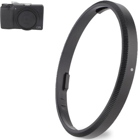 حلقة محول مرشح العدسة Haoge LAR-GR3X لكاميرا RICOH GR3X/GRIIIX الرقمية المدمجة لعدسة التحويل الواسعة GT-2 GW4 تحل محل GA-2 in Kuwait