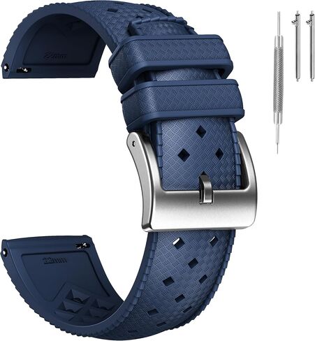 Bands for Omega Swatch Watch,Fluororubber Strap Compatible with Omega x Swatch MoonSwatch 20mm Watch,Quick Release Waterproof Replacement Strap for Swatch Omega Men Women in Saudi Arabia
