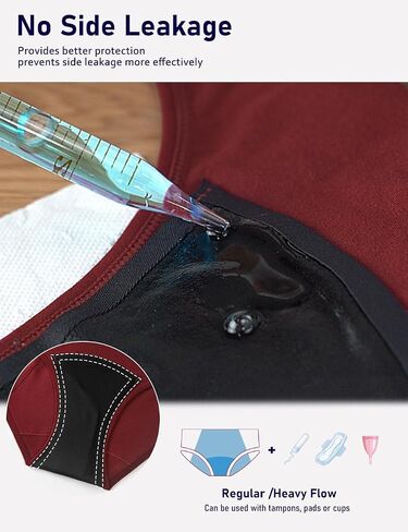 Molasus No side leaks Leakproof 2.0 Heavy Flow Period Underwear for Women in Saudi Arabia