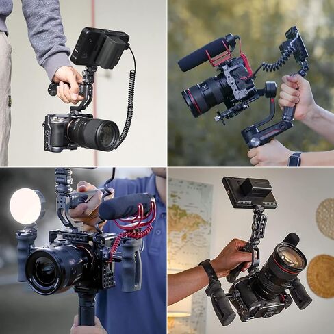 مقبض FALCAM F22 سريع التحرير، مقبض جانبي للكاميرا يحول خيط 1/4 بوصة إلى نظام QR F22، ملحق تصوير فيديو من الألومنيوم مقاس 22 مم، يجب أن يمتلكه المصور الفوتوغرافي الذي يجب أن يكون لديك in Saudi Arabia