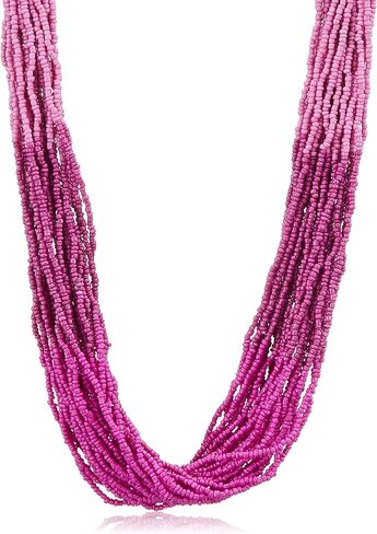 Bohemian handmade beaded statement necklace for women and girls by Ishvaku in Kuwait