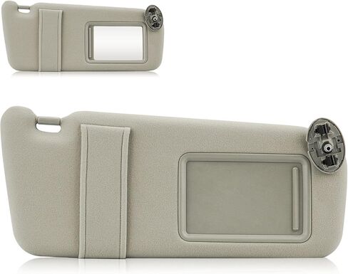 Left & Right Driver Passenger Side Sun Visor Beige without Sunroof for Toyota Camry 2007 2008 2009 2010 2011, Replace for 74310-06750-E0, 74320-06780-B0 in Saudi Arabia