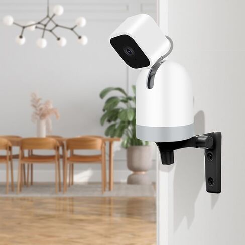 Wall Mount Compatible with Blink Mini Pan-Tilt Camera WYZE Cam Pan V3 Ceiling Black Mounting180 Degree Adjustable Camera Security Mount Easy to Install Outdoor Indoor, 2 Pack | Ceiling Black Mounting180 Degree Adjustable Camera Security Mount for Outdoor  in Saudi Arabia
