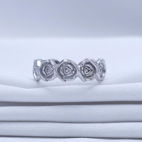 Adjustable Roses Midi Toe Ring for Women Foot Jewelry in 14k Gold Plated 925 Sterling Silver, Gift Jewelry for Her, Wife in Saudi Arabia