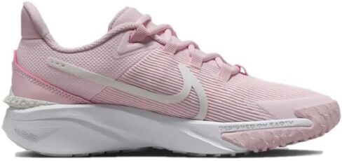 Nike Star Runner 4 Big Kids' Road Running Shoes (DX7615-602,Pink Foam/Summit White-White) Size 4.5 in Saudi Arabia