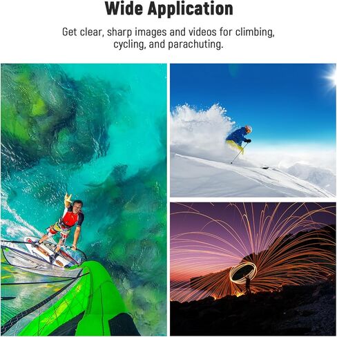 مجموعة مرشحات ND مكونة من 4 قطع من NEEWER متوافقة مع GoPro Hero 11 10 9، ND4/ND8/ND16/ND32 مرشحات عدسات محايدة متعددة الطبقات، زجاج بصري عالي الدقة/إطار ذهبي من الألومنيوم للطيران in Kuwait