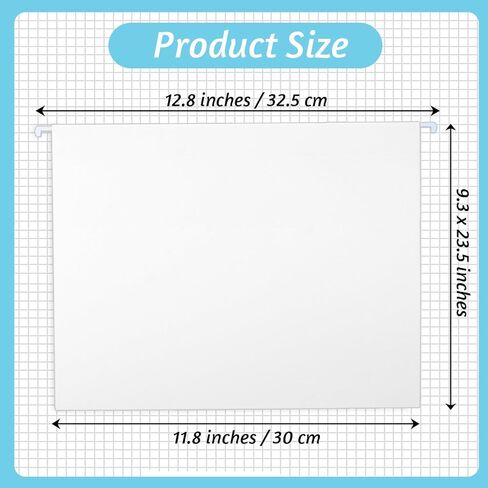 30 حزمة من مجلدات الملفات المعلقة، مجلدات تعليق بحجم الحروف مع 1/5 علامات تبويب مقطوعة، مجلدات معلقة مع علامات تبويب لخزانة الملفات المعلقة، المكتب، تخزين ملفات سطح المكتب للمدرسة، أبيض (أبيض) in Kuwait