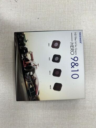 مجموعة مرشحات ND مكونة من 4 قطع من NEEWER متوافقة مع GoPro Hero 11 10 9، ND4/ND8/ND16/ND32 مرشحات عدسات محايدة متعددة الطبقات، زجاج بصري عالي الدقة/إطار ذهبي من الألومنيوم للطيران in Kuwait