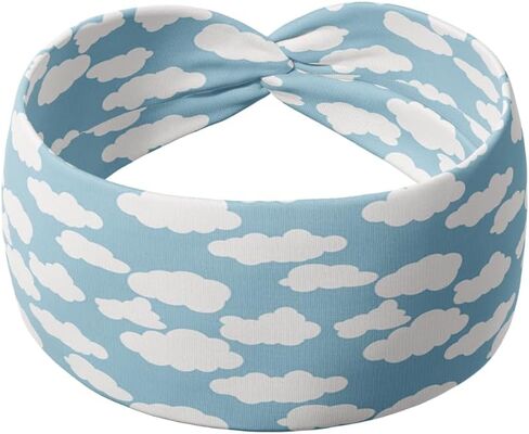 Soft Non-Slip Stretchy Headbands for Women - Buttery & comfortable, Wide Knot, Workout Hairband, Sweat Absorbent Colors, No Headache Fit, Sports Band, Runner, Nurses Headband, Hair styling accessories in Saudi Arabia
