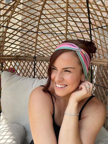 Soft Non-Slip Stretchy Headbands for Women - Buttery & comfortable, Wide Knot, Workout Hairband, Sweat Absorbent Colors, No Headache Fit, Sports Band, Runner, Nurses Headband, Hair styling accessories in Saudi Arabia