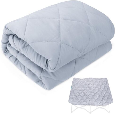 ملاءة لسرير الأطفال المحمول Regalo My Cot، سرير Joovy للسفر (الملاءة فقط، السرير غير متضمن)، غطاء مبطن ناعم، وردي in Kuwait